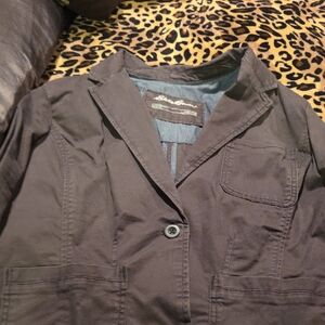 Eddie Bauer Women's Dark Brown Blazer